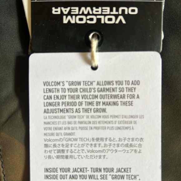 VOLCOM Youth Barkley Insulated Snow Bib Overall Pant Size Large NWT - Picture 12 of 16